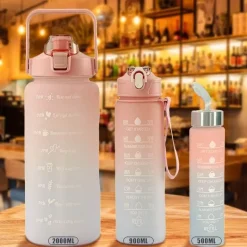 Trinkflasche – Zeitmarkierungsflasche für die tägliche Aufzeichnung