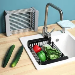 Trockengestell aus Edelstahl – Obst- und Gemüsegestell