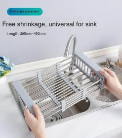 Trockengestell aus Edelstahl – Obst- und Gemüsegestell