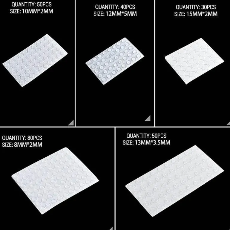 Türstopper-Pads aus Silikon für Schränke – selbstklebender Möbelschutz