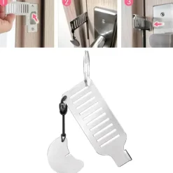 Türstopperschloss aus Edelstahl – Sicherheitsvorrichtung gegen Diebstahl