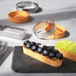 Törtchenform aus Edelstahl für perfekt geformte Desserts und Kuchen