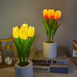 Tulpen-LED-Nachtlicht - Dekorative Simulationslampe