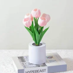 Tulpen-LED-Nachtlicht - Dekorative Simulationslampe