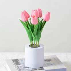 Tulpen-LED-Nachtlicht - Dekorative Simulationslampe