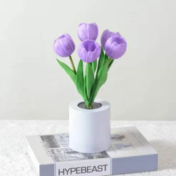 Tulpen-LED-Nachtlicht - Dekorative Simulationslampe
