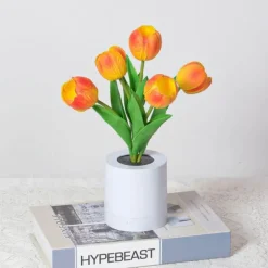 Tulpen-LED-Nachtlicht - Dekorative Simulationslampe