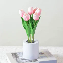 Tulpen-LED-Nachtlicht - Dekorative Simulationslampe