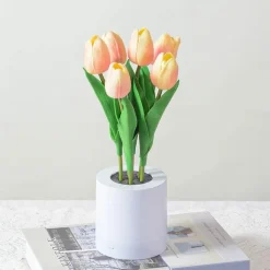 Tulpen-LED-Nachtlicht - Dekorative Simulationslampe