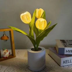 Tulpen-LED-Nachtlicht - Dekorative Simulationslampe