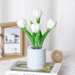 Tulpen-LED-Nachtlicht - Dekorative Simulationslampe