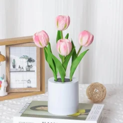 Tulpen-LED-Nachtlicht - Dekorative Simulationslampe