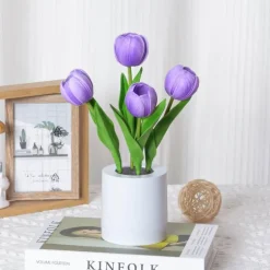 Tulpen-LED-Nachtlicht - Dekorative Simulationslampe