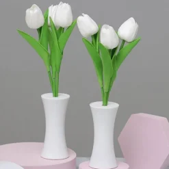 Tulpen-Nachtlampe – Sanft leuchtendes, dekoratives Licht für Zuhause