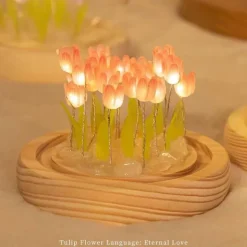 Tulpen-Nachtlicht - Dekorative LED-Lampe für Kinder