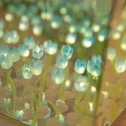 Tulpenspiegellampe - Elegant beleuchtetes Dekolicht