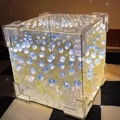 Tulpenspiegellampe - Elegant beleuchtetes Dekolicht