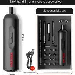 Turbo-Elektroschraubendreher-Set – Vielseitiges wiederaufladbares Werkzeugset