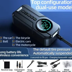 Turbo-Jet-Luftpumpe – tragbarer, schnell aufblasender Kompressor