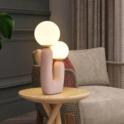 Twin Orbs Table Lamp - Modern Decorative Lighting