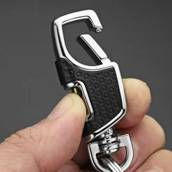 Twist Design Doppelschalter-Schlüsselanhänger-Clip – elegantes, funktionales Accessoire