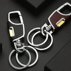 Twist Design Doppelschalter-Schlüsselanhänger-Clip – elegantes, funktionales Accessoire