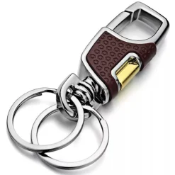 Twist Design Doppelschalter-Schlüsselanhänger-Clip – elegantes, funktionales Accessoire