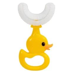 U-förmige Enten-Kinderzahnbürste – lustiges Mundpflegewerkzeug für Kinder