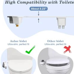 Ultradünnes selbstreinigendes Bidet – Premium-Komfort-Toilettenzubehör