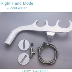 Ultraflaches Bidet-Spray – kompaktes Design für einfache Verwendung