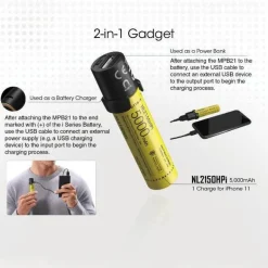 Ultrahelle wiederaufladbare Taschenlampe – Smart Battery Technology