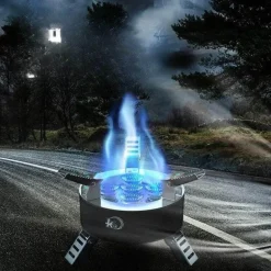 Ultraleichter tragbarer winddichter Gaskocher - Faltbarer Campingkocher