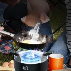 Ultraleichter tragbarer winddichter Gaskocher - Faltbarer Campingkocher
