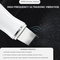 Ultraschall-Gesichtsmassagegerät – Tiefenreinigendes Hautwerkzeug