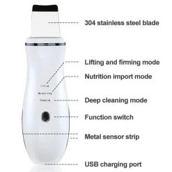 Ultraschall-Gesichtsmassagegerät – Tiefenreinigendes Hautwerkzeug