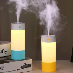 Ultraschall-Luftbefeuchter - Nebeldiffusor für Zuhause und Auto mit Licht