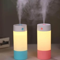 Ultraschall-Luftbefeuchter - Nebeldiffusor für Zuhause und Auto mit Licht