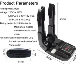 Ultravioletter Schuhtrockner - Schnelltrocknender elektrischer Schuhtrockner