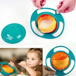 Um 360 Grad drehbare Baby-Futterschüssel – einfache Verwendung für Kleinkinder