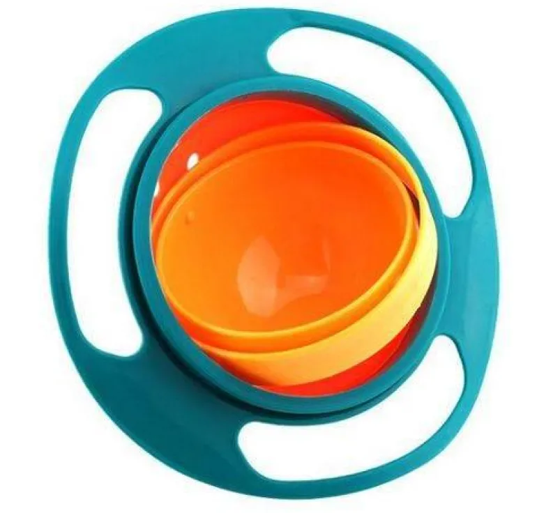 Um 360 Grad drehbare Baby-Futterschüssel – einfache Verwendung für Kleinkinder