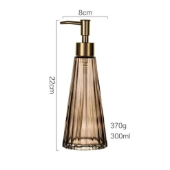 Umbrella Glass Soap Dispenser - Stylish Bathroom Accessory