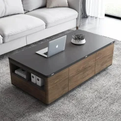 Umwandelbarer, klappbarer Couchtisch mit Hubfunktion – platzsparendes, modernes Design