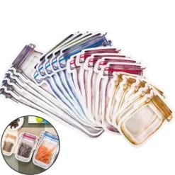 Umweltfreundliche, wiederverwendbare Zip-Lock-Beutel – Nachhaltige Lösungen zur Lebensmittelaufbewahrung