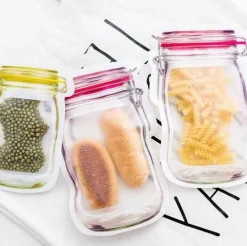 Umweltfreundliche, wiederverwendbare Zip-Lock-Beutel – Nachhaltige Lösungen zur Lebensmittelaufbewahrung