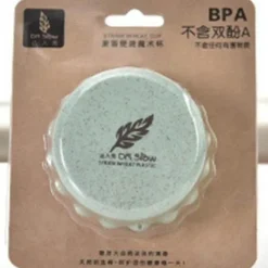 Umweltfreundlicher tragbarer faltbarer To-go-Becher aus Weizenplastik