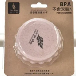 Umweltfreundlicher tragbarer faltbarer To-go-Becher aus Weizenplastik