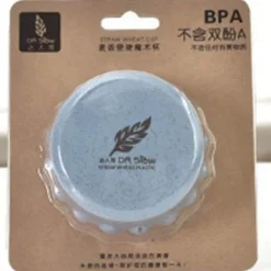 Umweltfreundlicher tragbarer faltbarer To-go-Becher aus Weizenplastik