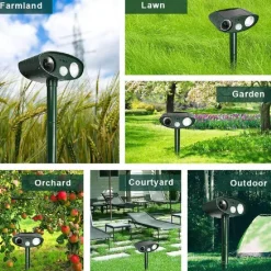 Umweltfreundlicher Ultraschall-Solar-Tierabwehrgerät - Schädlingsbekämpfungsgerät