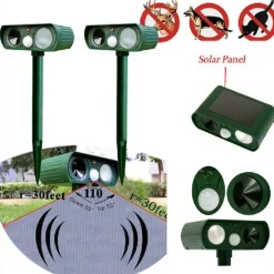 Umweltfreundlicher Ultraschall-Solar-Tierabwehrgerät - Schädlingsbekämpfungsgerät