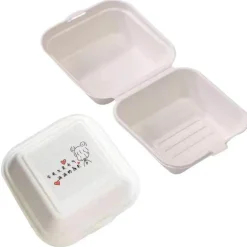 Umweltfreundliches, biologisch abbaubares Dessertbox-Set – mikrowellengeeignet